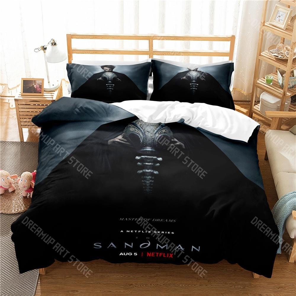 3D Printed S-Sandman Bedding Set for Boys Girls Duvet Cover And Pillowcase Included Twin Queen King Full Single Double Sizes