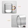 120ml Colorful Handle Glass Tea Cup with Handle – Heat Resistant High Borosilicate Water Cup