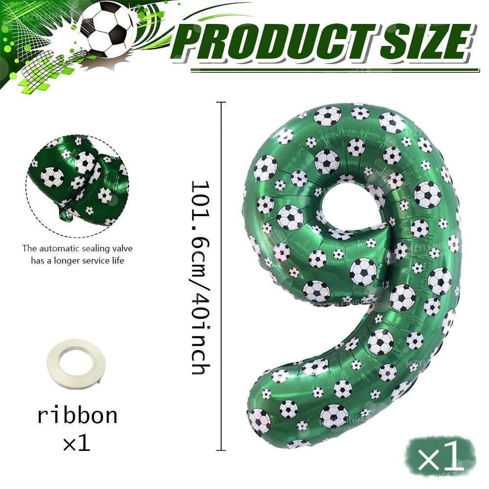 40inch Football Print Digital Balloon Football Print Birthday Party Decoration Competition Venue Layout Digital Balloon0-9
