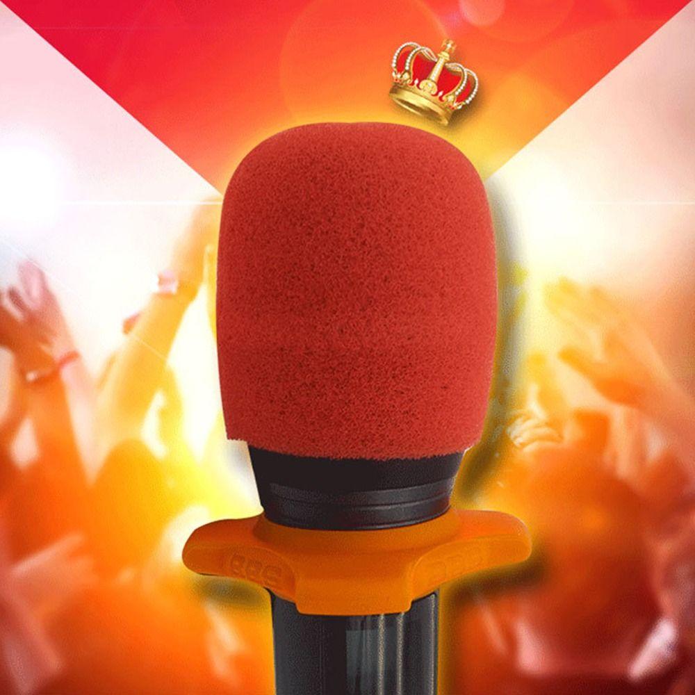 2PCS/Set Mic Replacement Accessories Microphone Cover Microphone Cap  Studio Interview Karaoke DJ