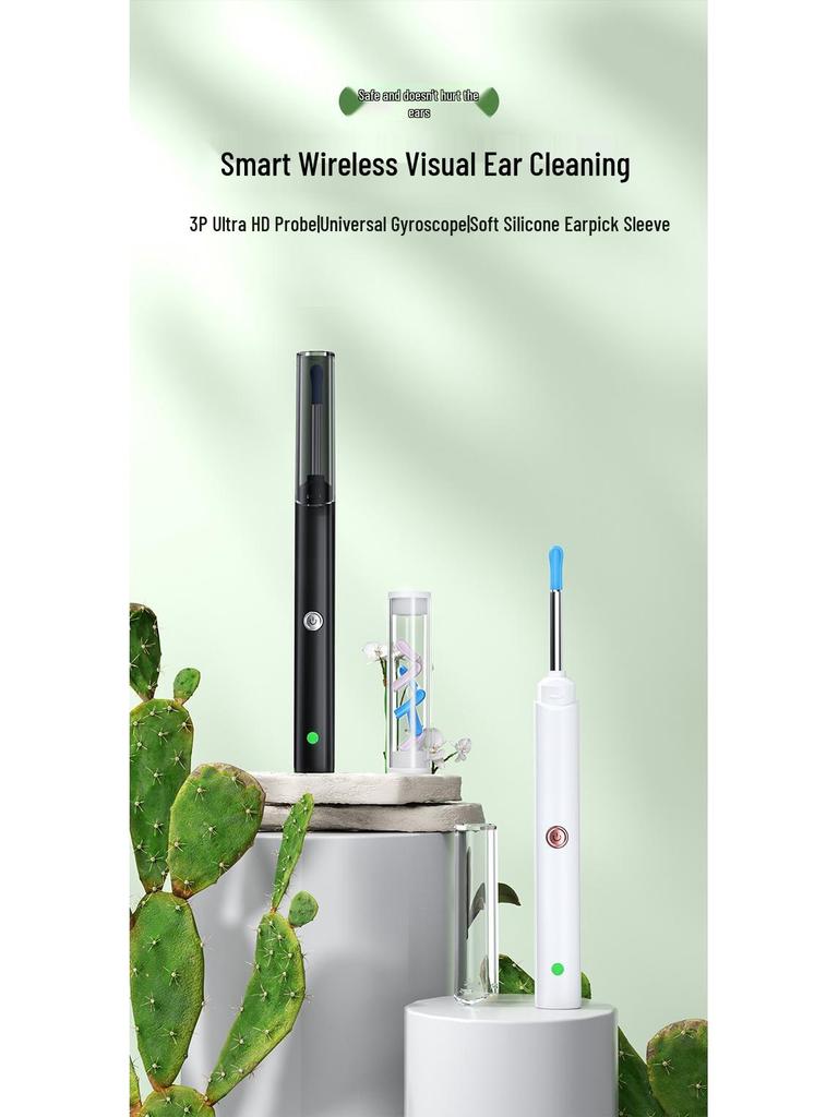 High-Definition Visual Ear Pick with Light - Ultra-Clear Endoscope Ear Cleaning Tool.