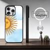 A-Argentinien Fußball Fan Unterstützungsflagge Handyhülle Für iPhone17,16,15,14,13,12,11 Plus,Pro Magnetisch Für Magsafe Kabelloses Laden