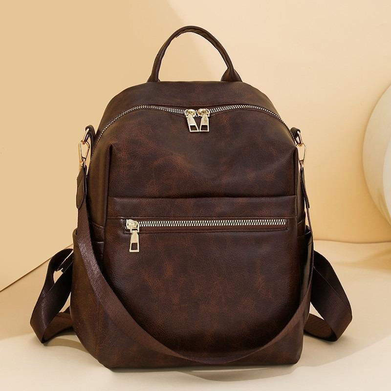 New One-pack Multi-purpose Backpack Casual Simple Hand Shoulder Bag Fashionable Three-dimensional Casual Women's Bag