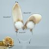 Plush Rabbit Ear Easter Headband Anime Maid Hairhoop Cosplay Costume Halloween Party Headdress Girl Comics Show Headwear
