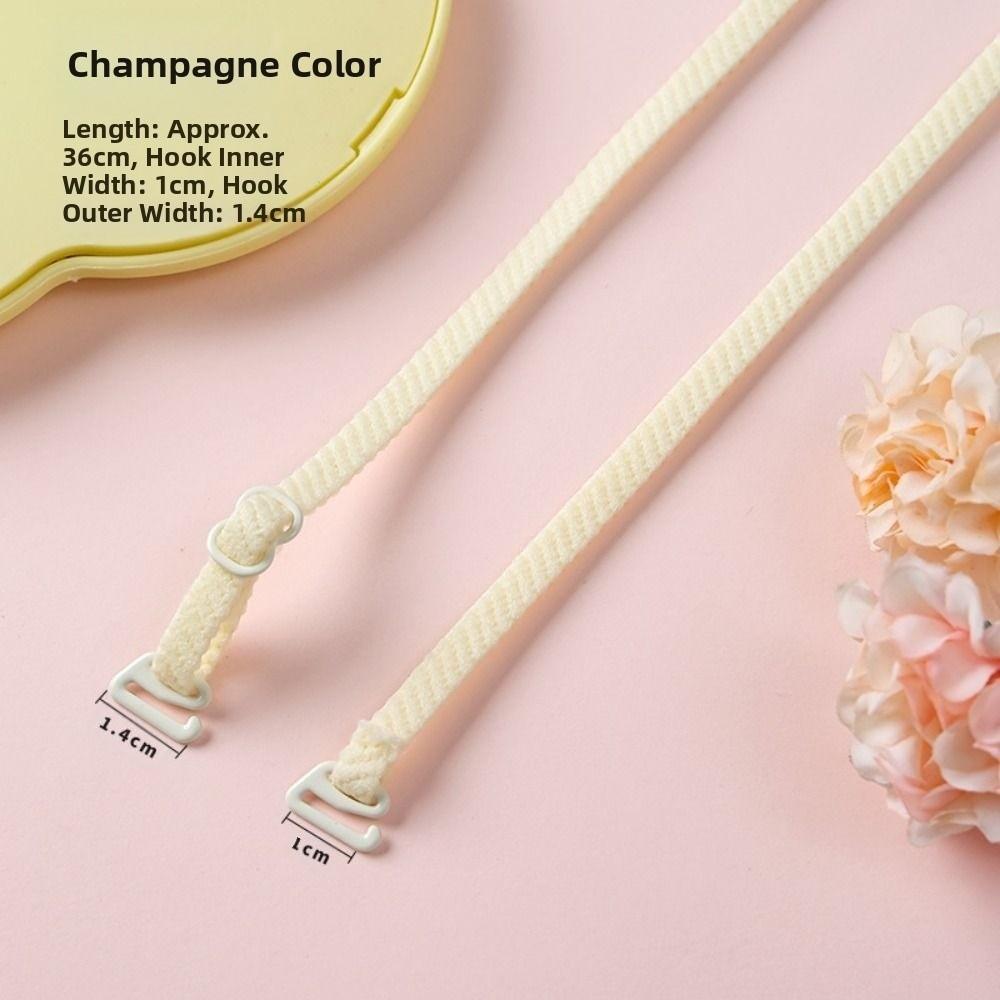 2Pcs Elastic Bra Straps Slip Resistant Lingerie Accessories  Underwear Matching