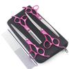 7-Inch Pet Grooming Scissors Set, 4-Piece Color Pattern with Separate Handle
