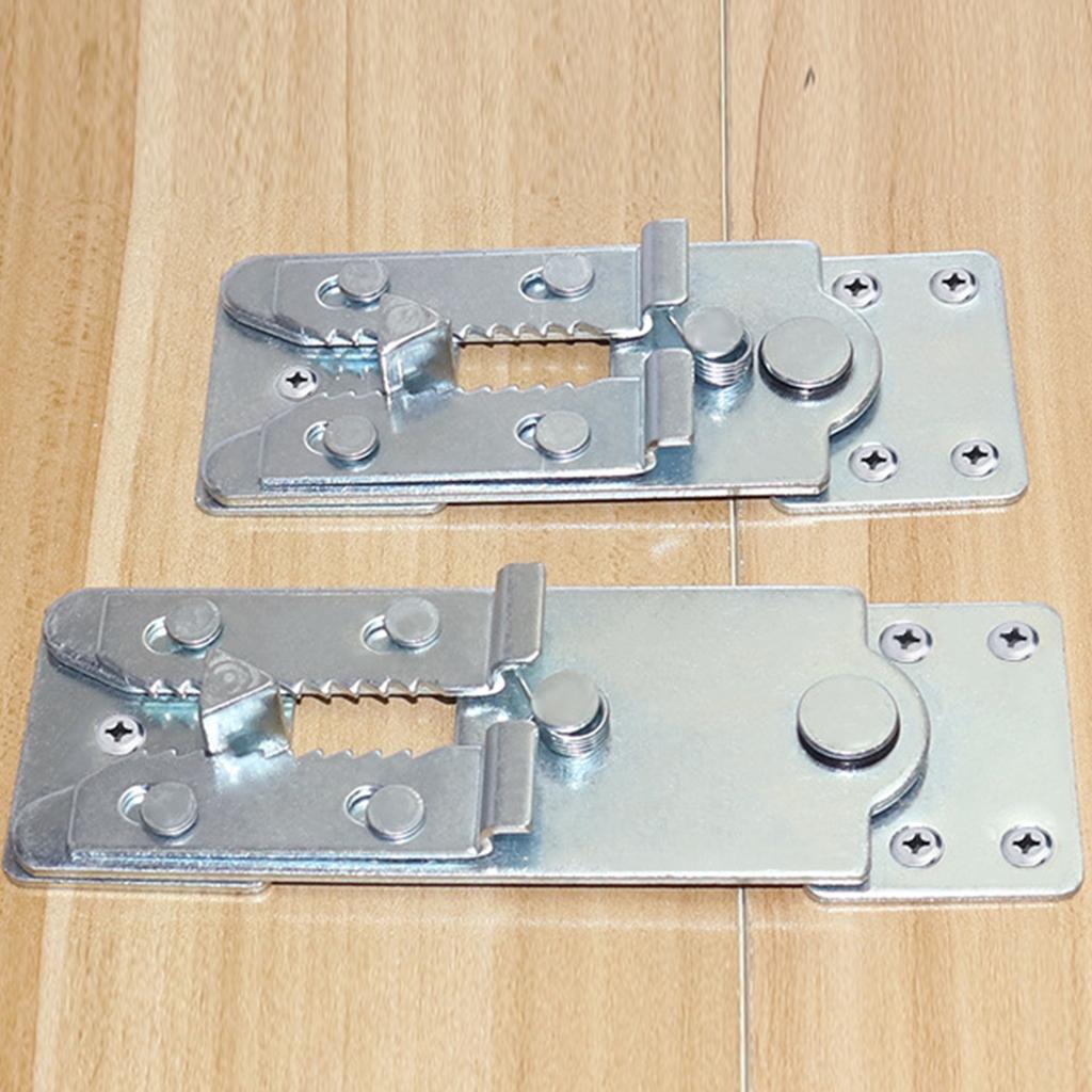 2-piece/set Sofa Combination Interlocking Hinges Adjustable Joint Connectors Durable & Stable Furniture Hardware 3 Types