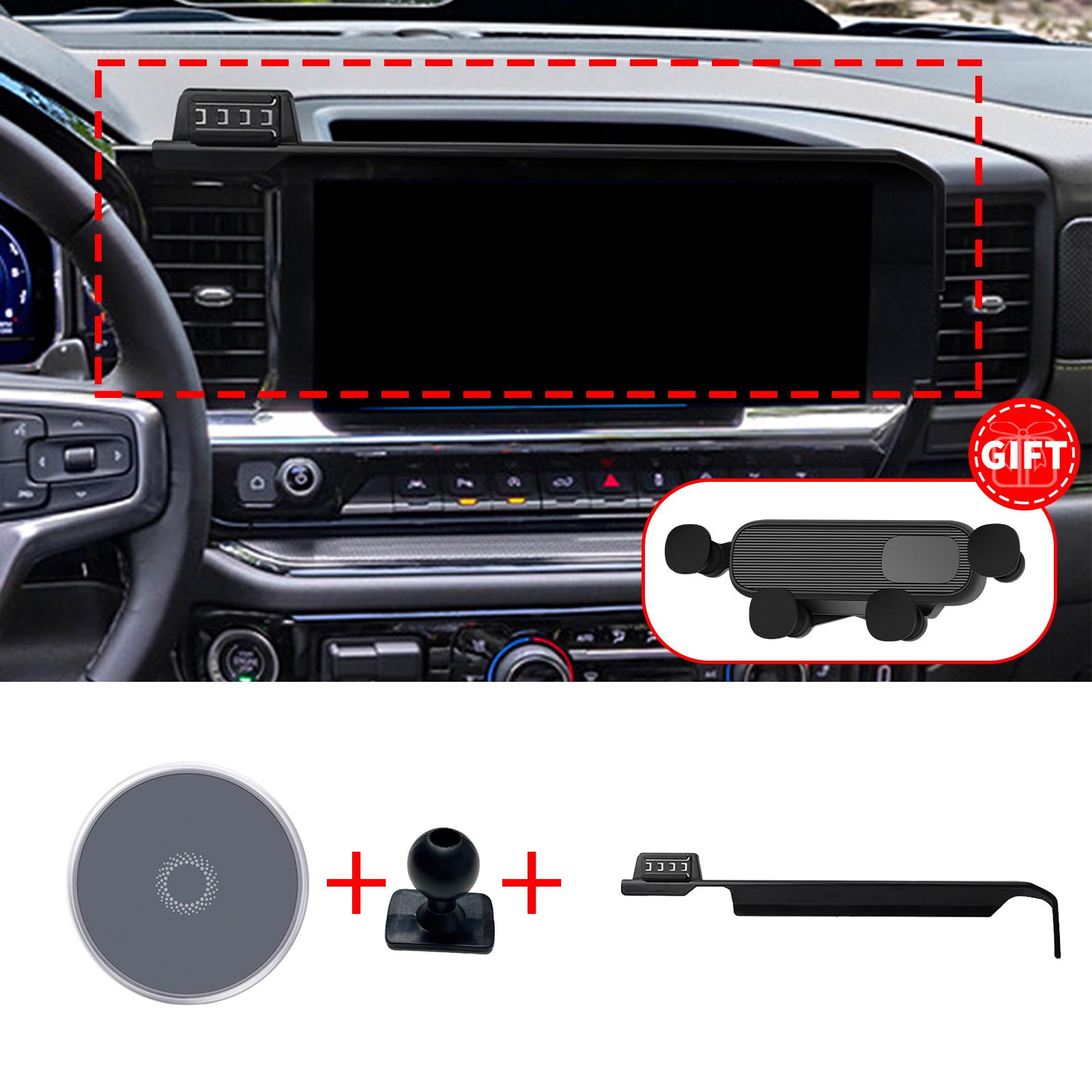 

fit for Chevy Chevrolet Silverado 2025 2025 2025 2025 1500 2500 3500 Navigation Phone Holder Mount Customized Car accessoires