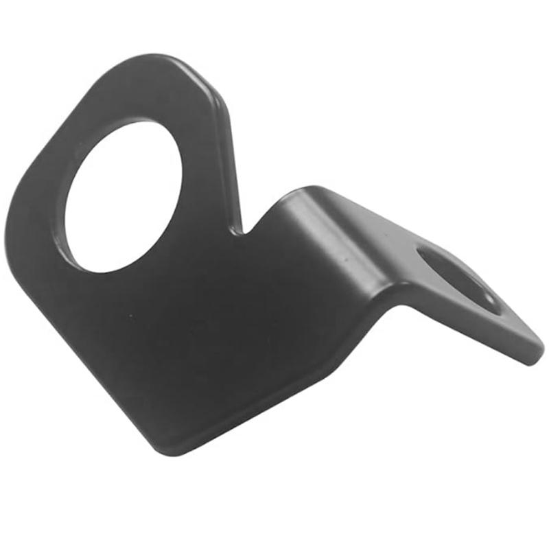 YUNTANMT Stainless and Black Safety Flag Whip Rear Axle Mounting Bracket – Motorcycle,22.5mm Mounting Diameter - Stainless