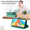 Emboss Cat Tree Cards Solt Wallet Case For OPPO A58 A38 A78 A98 A36 A76 A17 A96 A77 Realme 10 11 8i 9 Pro Plus C33 C53 5G Cover