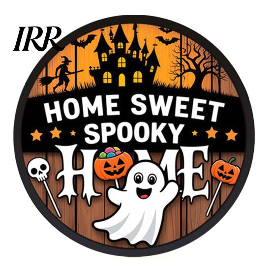 High-quality Halloween Signage LED Glowing Hanging Decor, Acrylic Window Ornament with Light, Spooky Indoor Decorations Sign for Door Wall Haunted