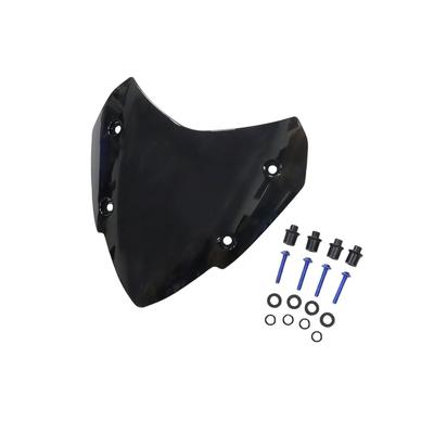 [ZCJSZP] Motorcycle Windshield for Yamaha XMAX 300 Bike Windshield Xmax 250 XMAX 250 300 XMAX 300 2017 2018 2019 2020 2021 X-MAX (Black)