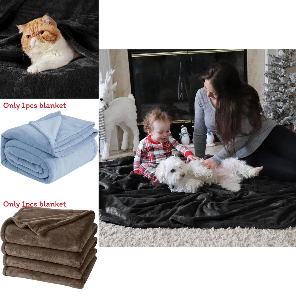 Plush Blanket With Lightweight Design For Living Room Decor