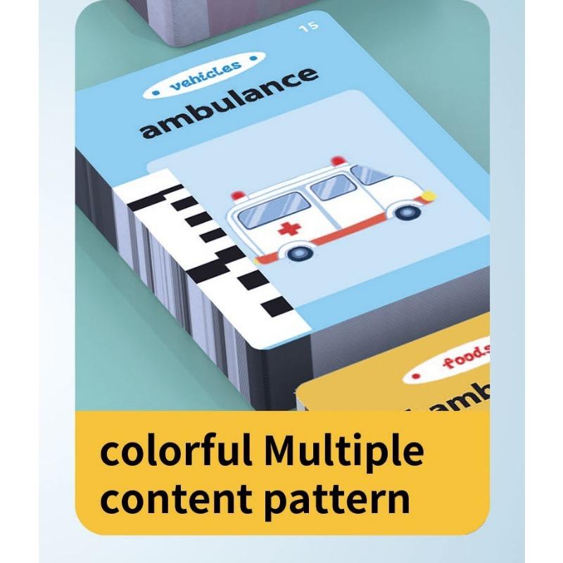 1PACK Children's Early Education Card Machine 1-6 Year Old Baby Educational Toys Chinese and English Enlightenment Literacy Card Learning Machine