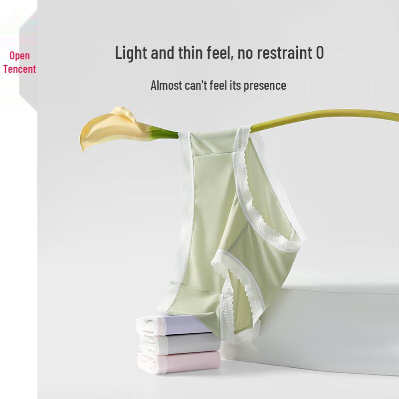 Fenteng Women s Breathable Anti-Bacterial Lace Briefs 4-Pack US 8