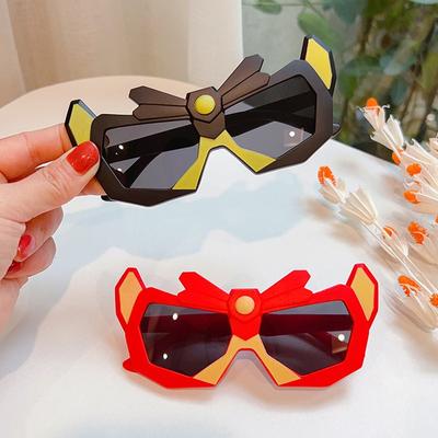Okulary przeciwsłoneczne dla dzieci Fajne, przystojne, chłopięce, kobiece, kreskówki, Transformers, okulary przeciwsłoneczne, zabawna zabawka, okulary przeciwsłoneczne ze zdjęciem