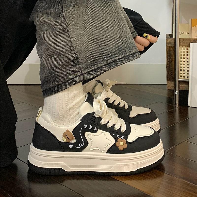 Board shoes women's autumn new cute stars high value campus style students versatile leisure