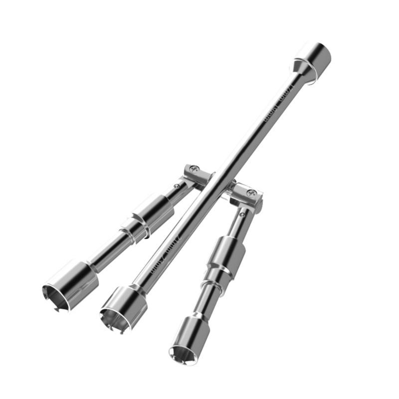 Multifunction Compact Collapsible Tire Tool Kit  Wrench For Emergency Car Repair Heavy Duty Construction 1