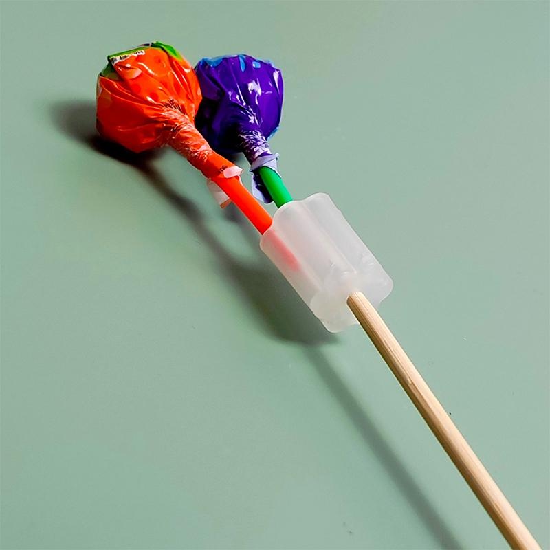 25 Stück Kunststoff-Lollipop-Bouquet-Basis, Lollipop-Halter für DIY-Blumensträuße, Blumenarrangement-Werkzeug, Süßigkeiten-Blumenherstellungswerkzeug