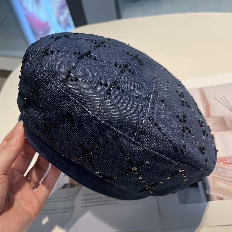 

Denim Blue Baseball Cap With Breathable Cotton Material And Adjustable Fit For Summer Outings Blue B