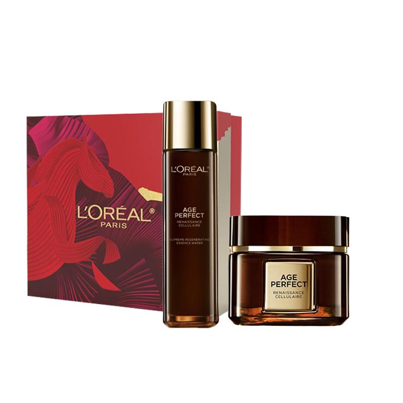 Loreal Paris Jinzhi Zhenyan Black Truffle Source Liquid Cream Skin Care Set 2026 New Year Limited-Two-piece set Jinzhi Zhenyan Black Truffle Source Li