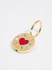 BIMBA Y LOLA BIMBA Y LOLA BIMBA Y LOLA Silver Logo Heart Keyring B246AIZ015GOF