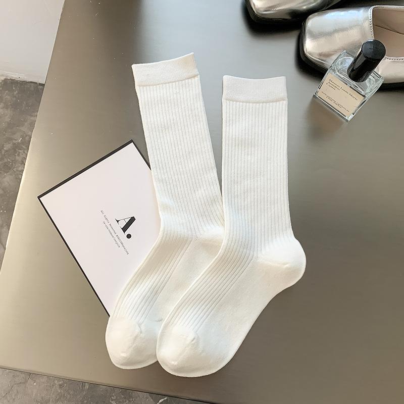 Female Autumn and Winter New Style All Kinds of Warm Boneless Tube Pile Cotton Socks