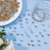 400Pcs 2 Colors Matte Style Spray Painted Acrylic Beads Round Mixed Color 8x7.5mm Hole: 1.8mm 200pcs/color