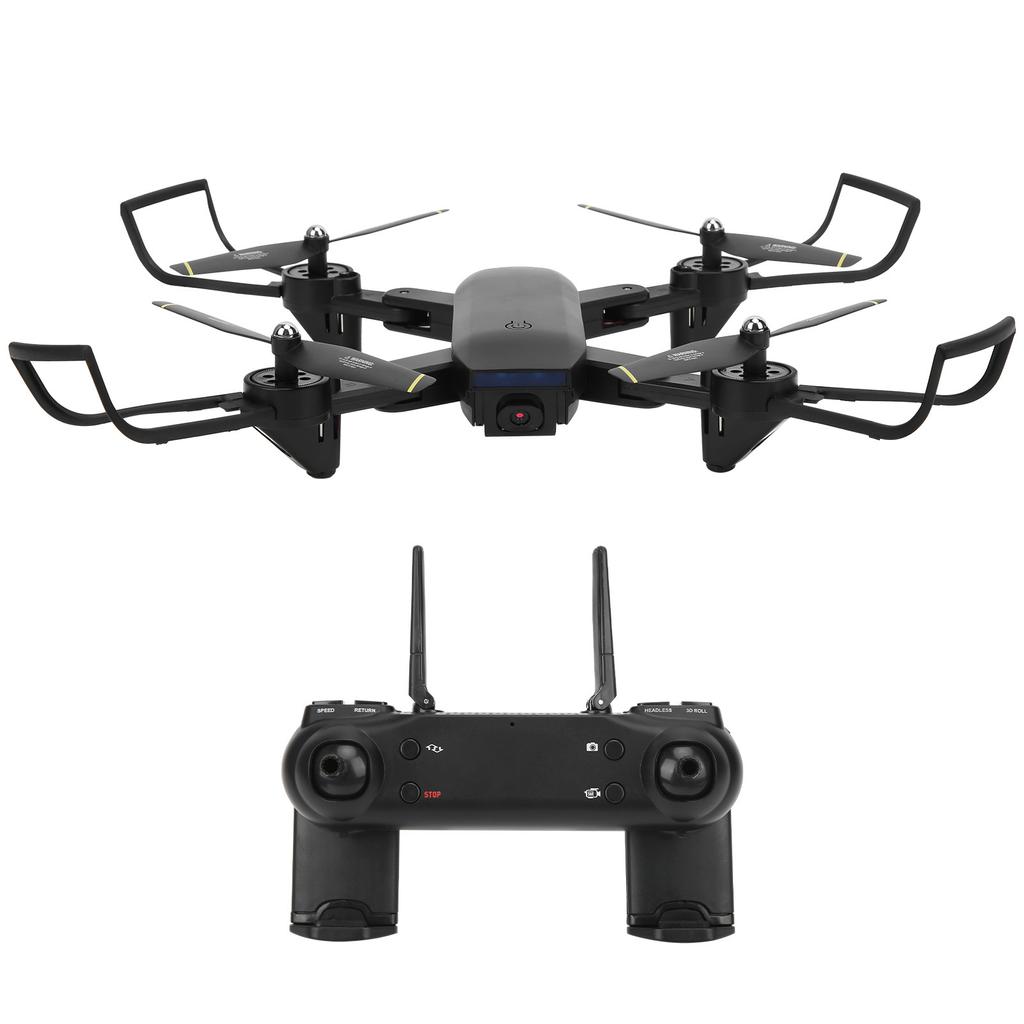 Remote Control 4K Camera Drone Altitude Hold Foldable RC Quadcopter with LED Light