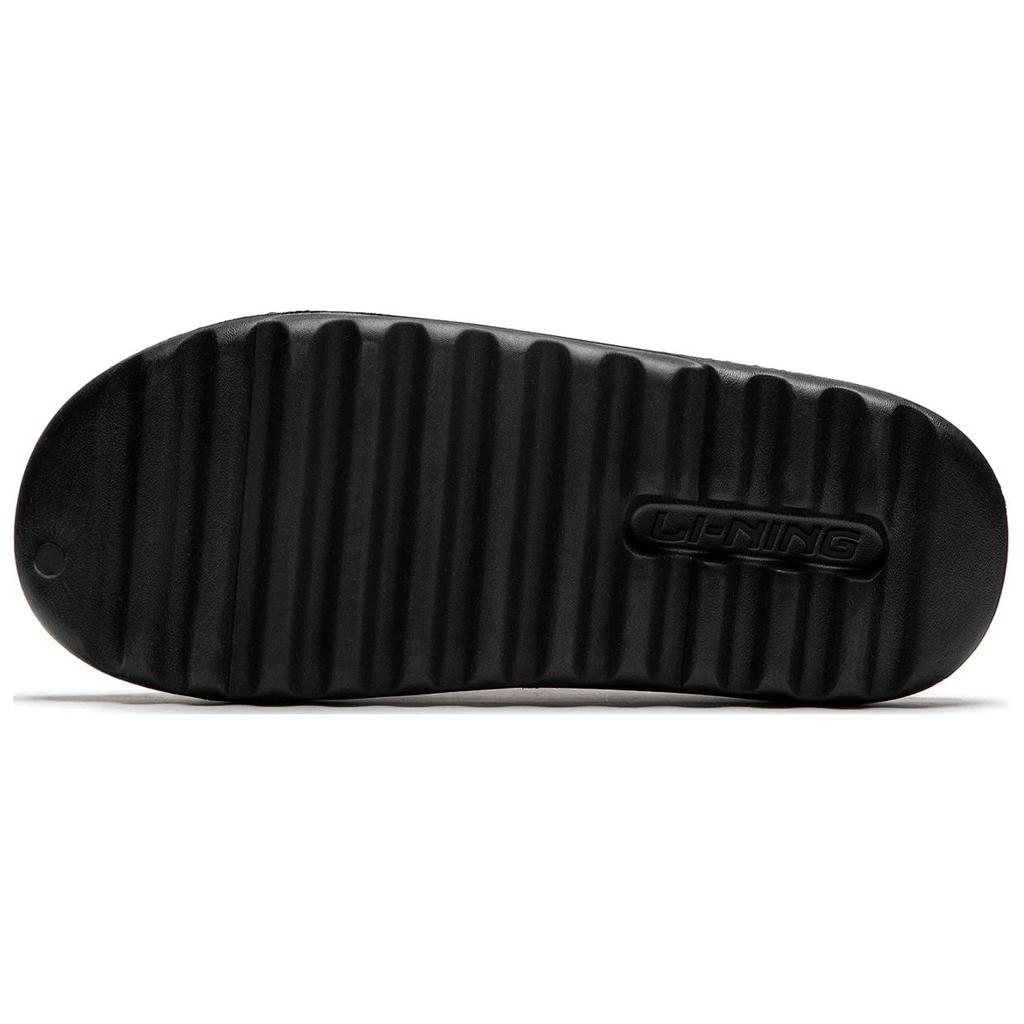 Li Ning Soft Lightweight Elastic Height Increasing Slimming Shock Absorbing Wear Resistant Casual Versatile Slide Sandals Unisex Footwear AGAU023-3