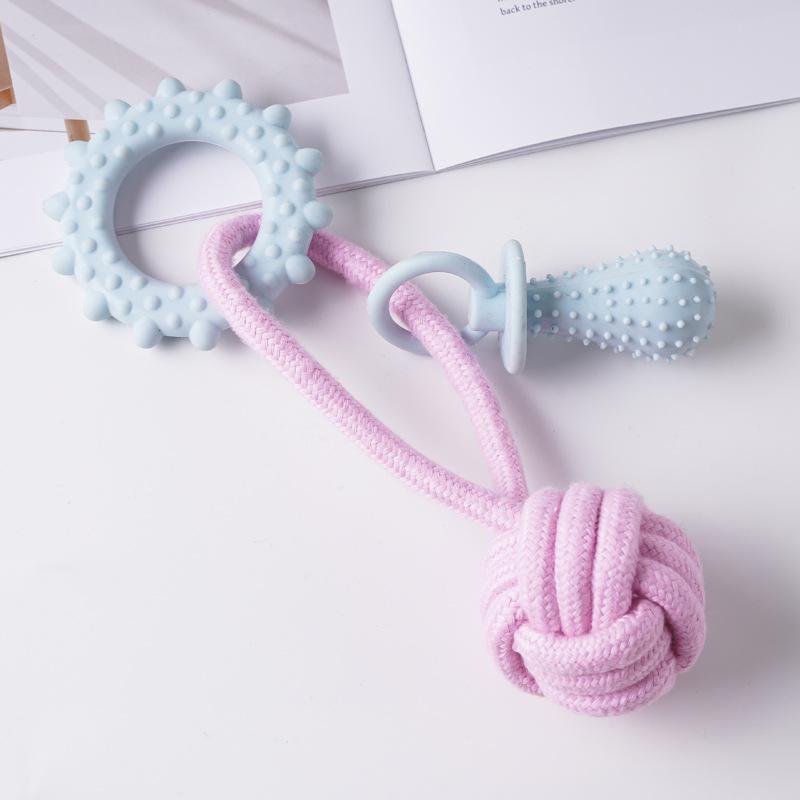 Durable TPR Dog Teething Stick: Bite-Resistant, Self-Play, Boredom Relief Toy