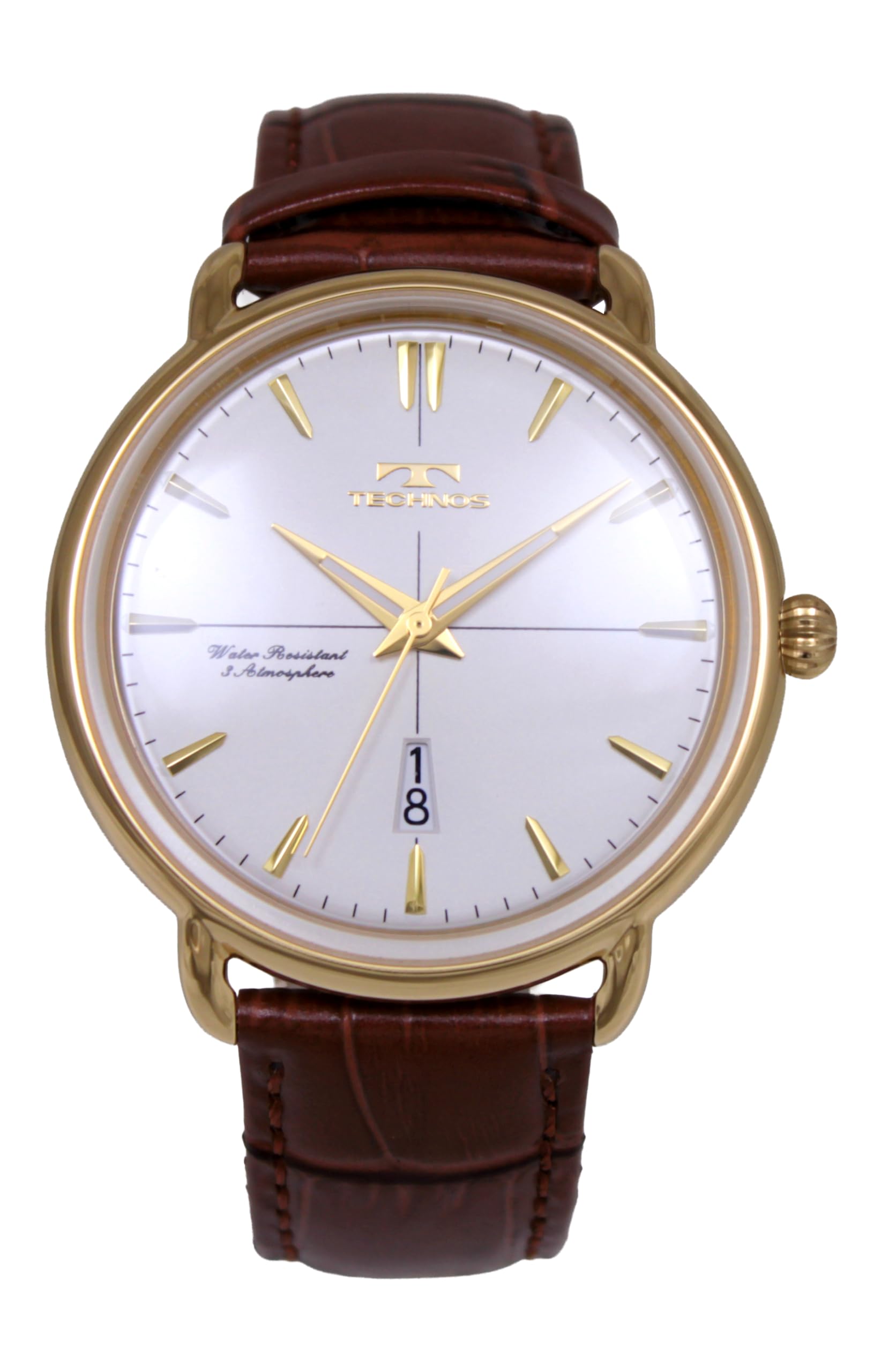 

TECHNOS Watch Date 100th Anniversary Model T6C37SN [TECHNOS] синій