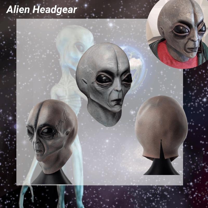 Neue 2021 Alien Latex Kopfbedeckung Halloween Horror Requisite