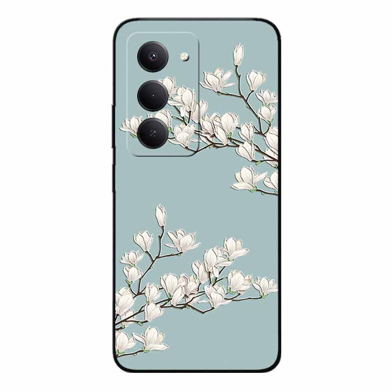 3D Emboss Cases For Redmi 15 5G 4G Relief Emboss Soft Silicone Back Cover For Xiaomi Redmi15 Flower Relief  Funda Redmi 15 4G 5G