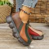 Women Boots Spring Autumn Fashion Rainbow Casual Shoes Women Retro Outdoor Boots Lightweight Comfortable Platform Boots Women