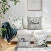 Eucalyptus Blessings Pillowcase Printed Polyester 40/45/50Cm Throw Pillowcover Decorative Sofa Cushion Pillowslip Home Decor