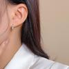 2024 High-End Oval Zircon Geometric Earrings: New Luxury Fashion Design