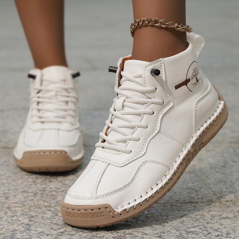Women's Microfiber Casual Shoes Fashion Men's Driving Shoes Men's Lace Up Flat Shoes Comfortable Loafers