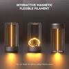Minimalist Quantum Wire Ambient Magnetic Light Cordless Rechargeable Lamp for Bedroom Study Camping Gift