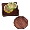 Heat Resistant Round Home Decor Tableware Tea Walnut Wood Bowl mat Placemats Dish Pad Cup Pad