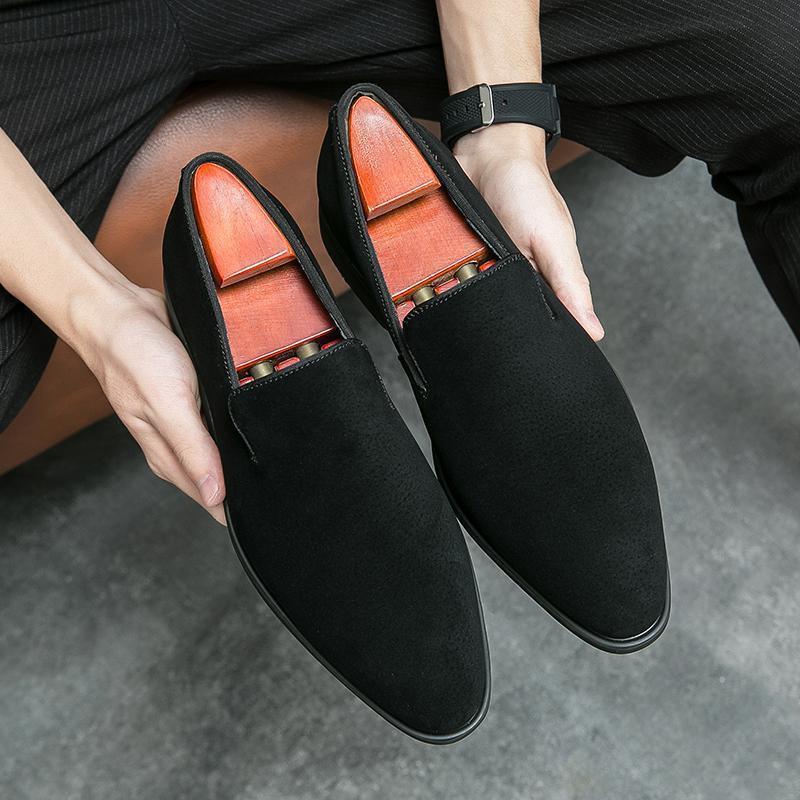 Scarpe Formale da Uomo in Pelle Primavera/Autunno: Stile Business Casual Britannico e Sposo