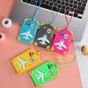 Pvc Cute Luggage Tags Travel Creative Suitcase Tags Women Fashion Style Silicone Portable Travel Label Id Address Holder