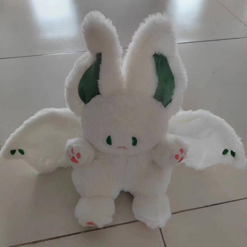 Emotional Little Monster Doll Plush Toy Flying Big Bat Comfort Rag Doll Funny Expression Soft Cuddly Stuffed Toy