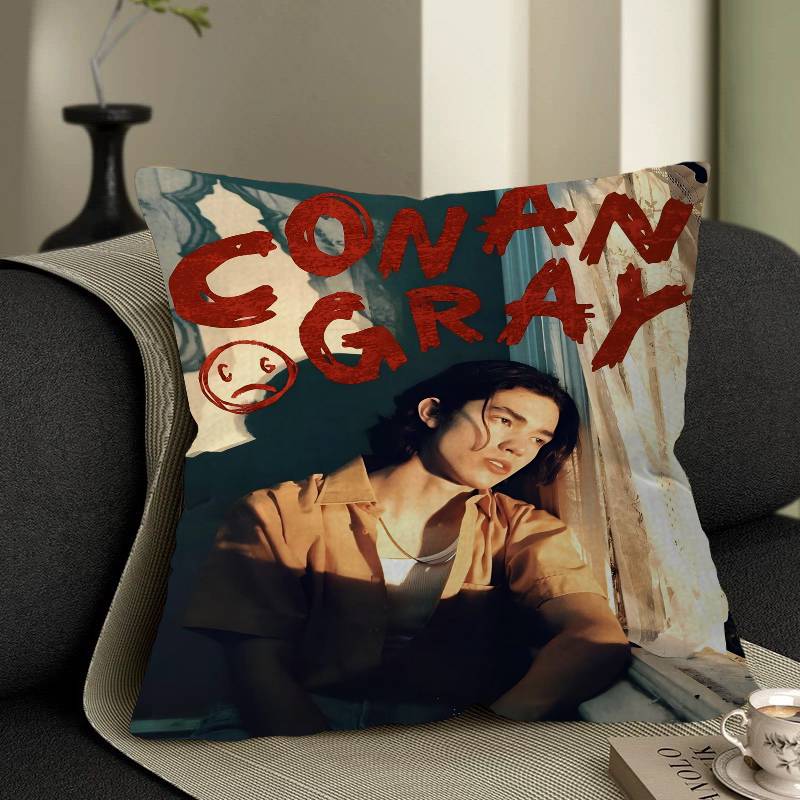 

Singer C-Conan Gray Personalized picture text home decorative pillows Household Gifts 45x45cm 12x12Inch