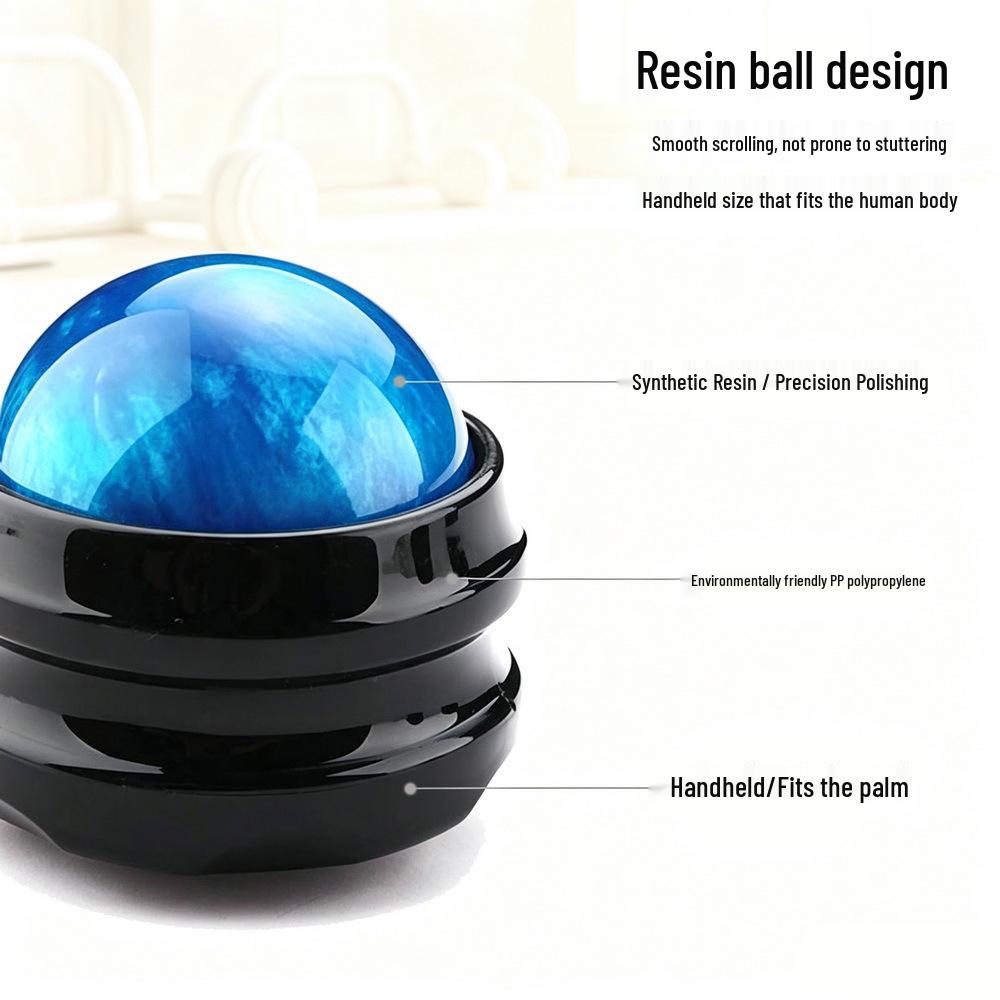 Handheld Resin Massage Ball Roller for Sports & Relaxation
