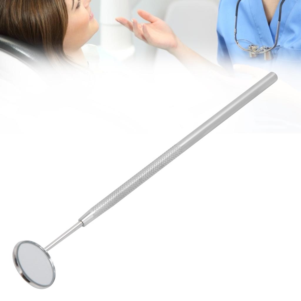Stainless Steel Dental Mouth Mirror Portable Teeth Inspection Mirror Professional Oral Care Tool For Dentist Daily Teeth Cleaning Check