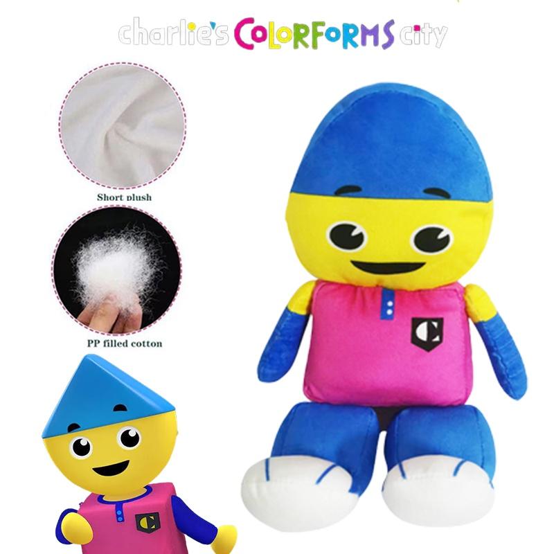 Super Soft Charlie's Colorforms City Plush Doll Toy For Kids Xmas Gift Home Decor