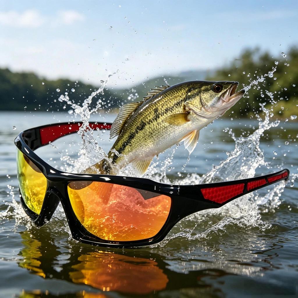 Outdoor fishing polarized HD sunglasses, outdoor sports glasses, UV-protection cycling glasses