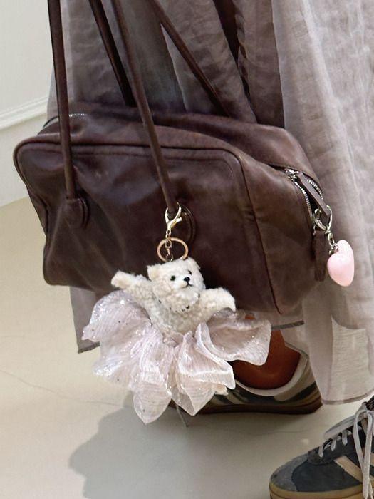 

objet213 Figure skating bear keyring 2. Candy Beads