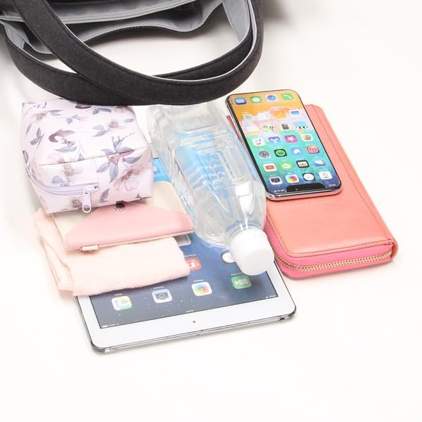 Tote Bag Felt Tote Medium Dark Gray [Isaac] (15)